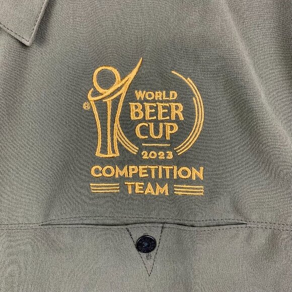 Kuhl Mens Shirt Large Green Renegade Button Up Tufflex World Beer Cup Outdoor - Picture 3 of 10